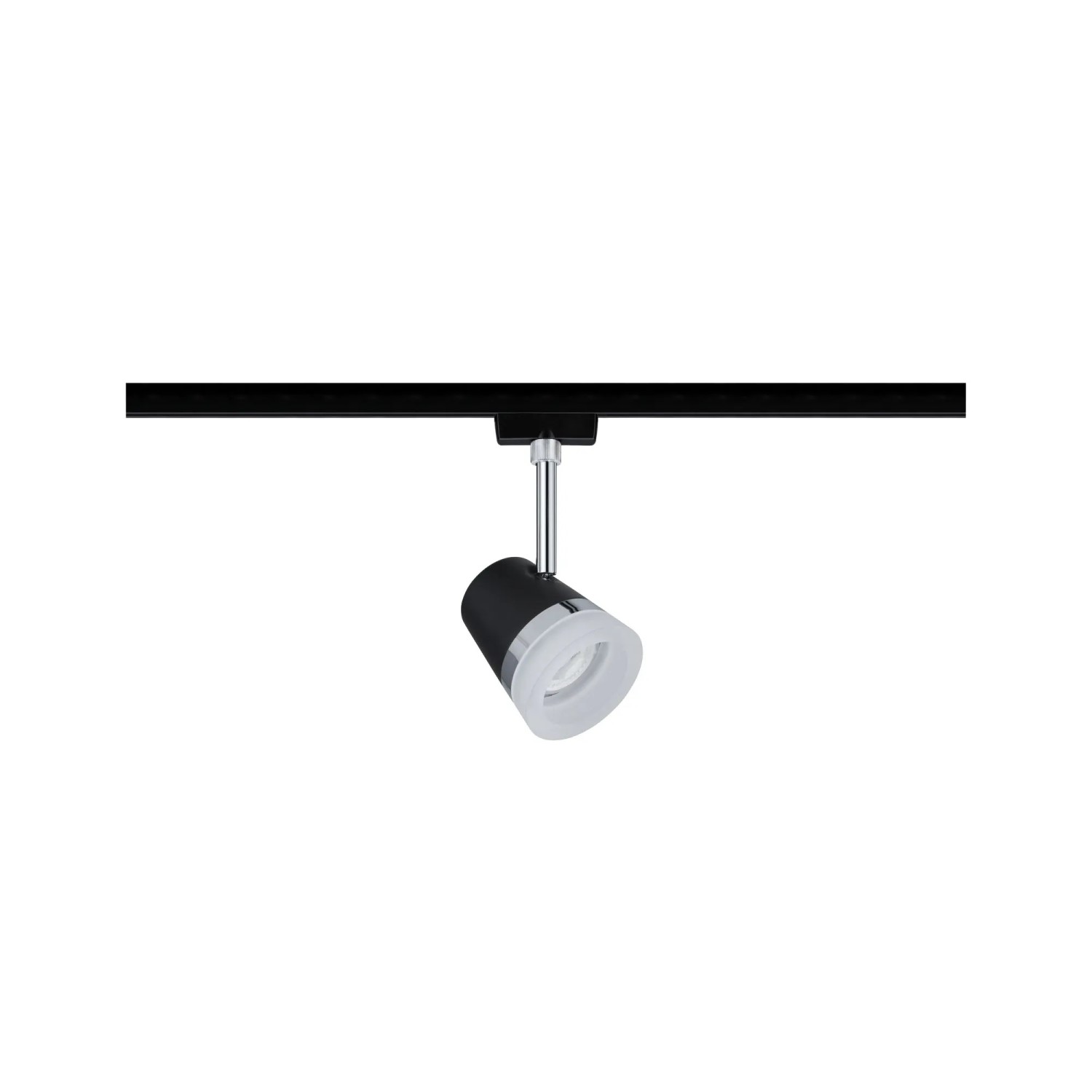 Paulmann URail LED-Spot Cone, schwarz matt/chrom, für URail Schienensysteme.