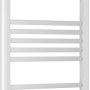 Sanotechnik Badheizkörper, elektrisch, weiß, 1375x480mm, für Handtücher und Bademäntel.