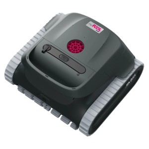 myPOOL Akku-Poolroboter Quick, blau-grau, zur Reinigung von Poolboden und -wänden.