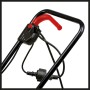 Detailaufnahme: Bedienelemente und Kabel des Einhell GC-EM 1032 Elektro-Rasenmähers.