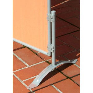Floracord Paravent Kombiständer für Terrasse und Rasen, Detailansicht des Standfußes.