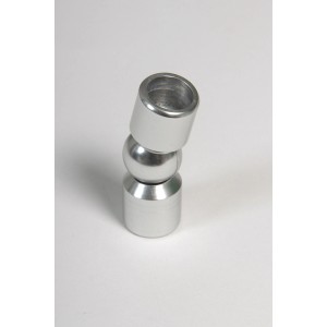 Eckverbindungsset aus Aluminium für Handläufe, 5er-Set für 0-90° Ecken.