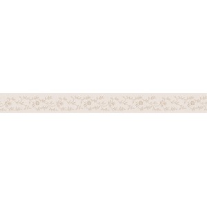 A.S. Création Bordüre mit Blumenranken in Beige, selbstklebend.