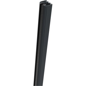 GroJa Klemmschiene links, 181 cm, Anthrazitgrau (RAL 7016) für Zaunbau & Sichtschutz.
