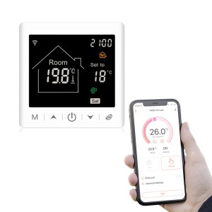 Perobe Raumthermostat mit App-Steuerung für Fußbodenheizung, 230V, WiFi-Smart.
