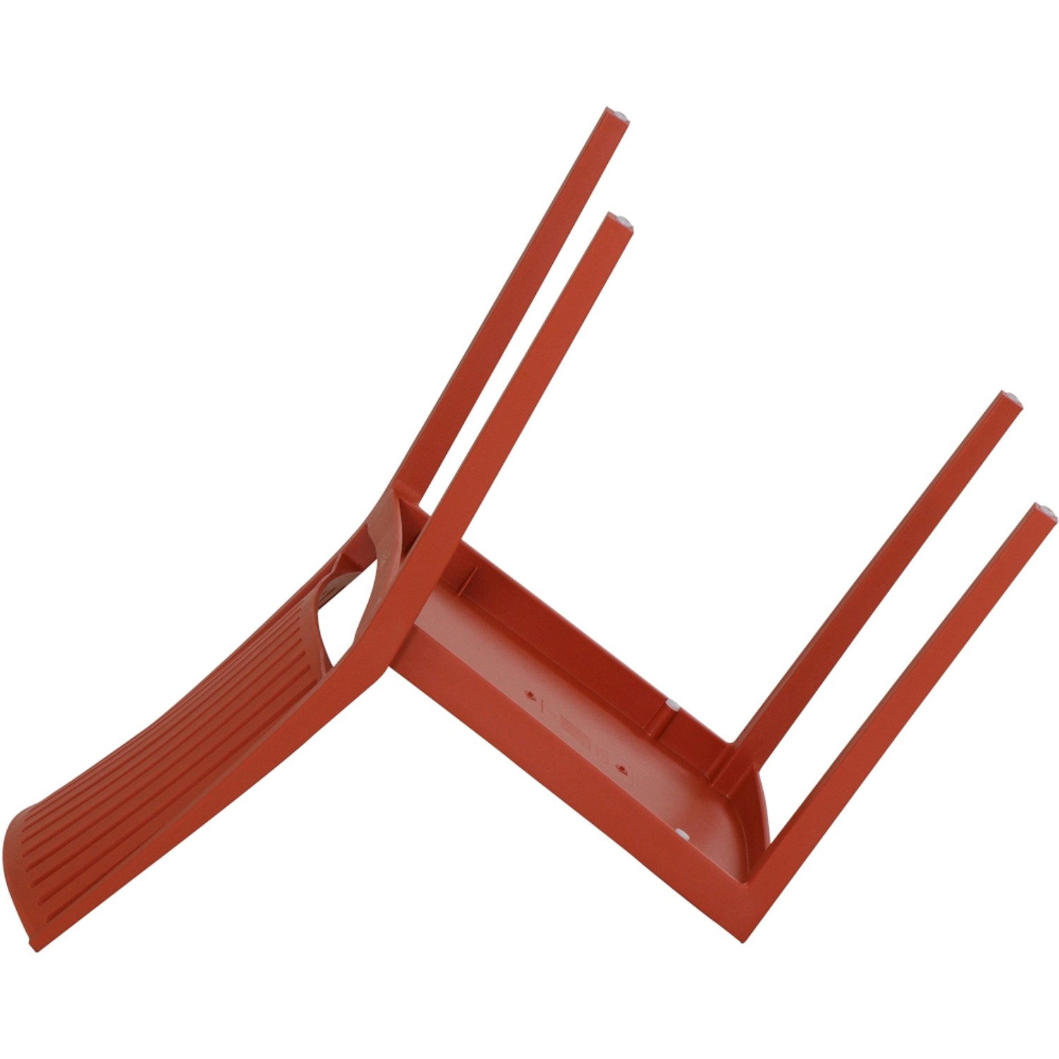 Siena Garden Lane Stapelstuhl in Brick, Unteransicht. Gartenstuhl aus recycelbarem Material.