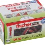 Fischer Dübel DuoPower 6x30 mm, 100er Packung in Kartonverpackung.