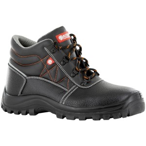 Schwarzer Sicherheitsschuh Rhodes Gr. 40 für Logistik und Bau.