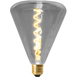 Näve LED-Leuchtmittel E27 Dilly, 4W, extra warmes Licht, 19x145cm. Dekorative Glühbirne mit Wendel.