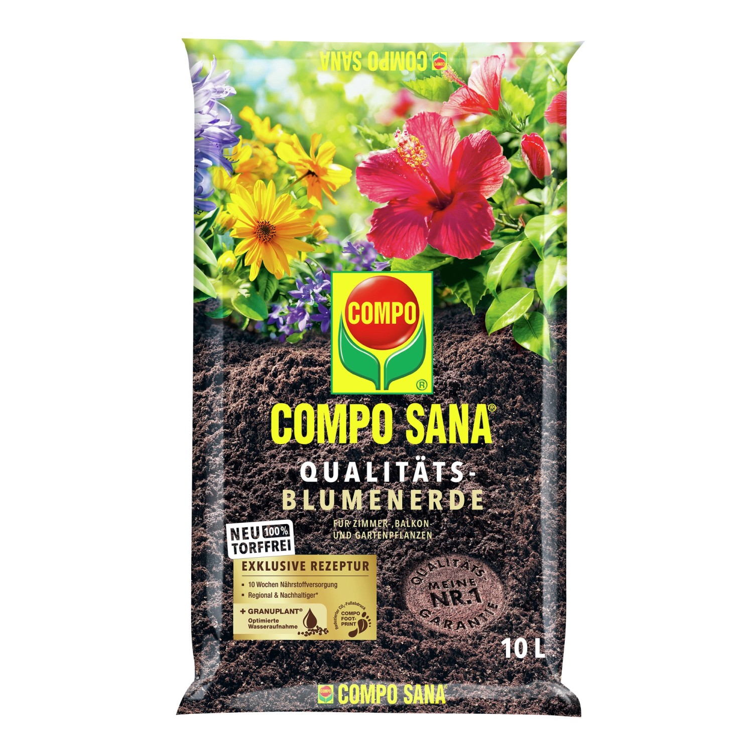 Compo Sana QualitätsBlumenerde Torffrei 10 l kaufen bei OBI