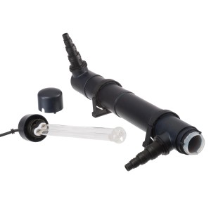 Ubbink AlgClear UV-C 55000 Teichklärer (55 W) zur Algenbekämpfung im Gartenteich.