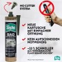 Sista Sanitär-Silikon Beige, Kartusche mit Aufsatz für Bad & Küche. Schimmelresistentes Silikon.