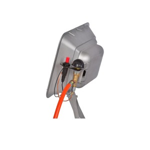 Firefix Gas-Heizstrahler Comfort 4,4 kW Schwarz