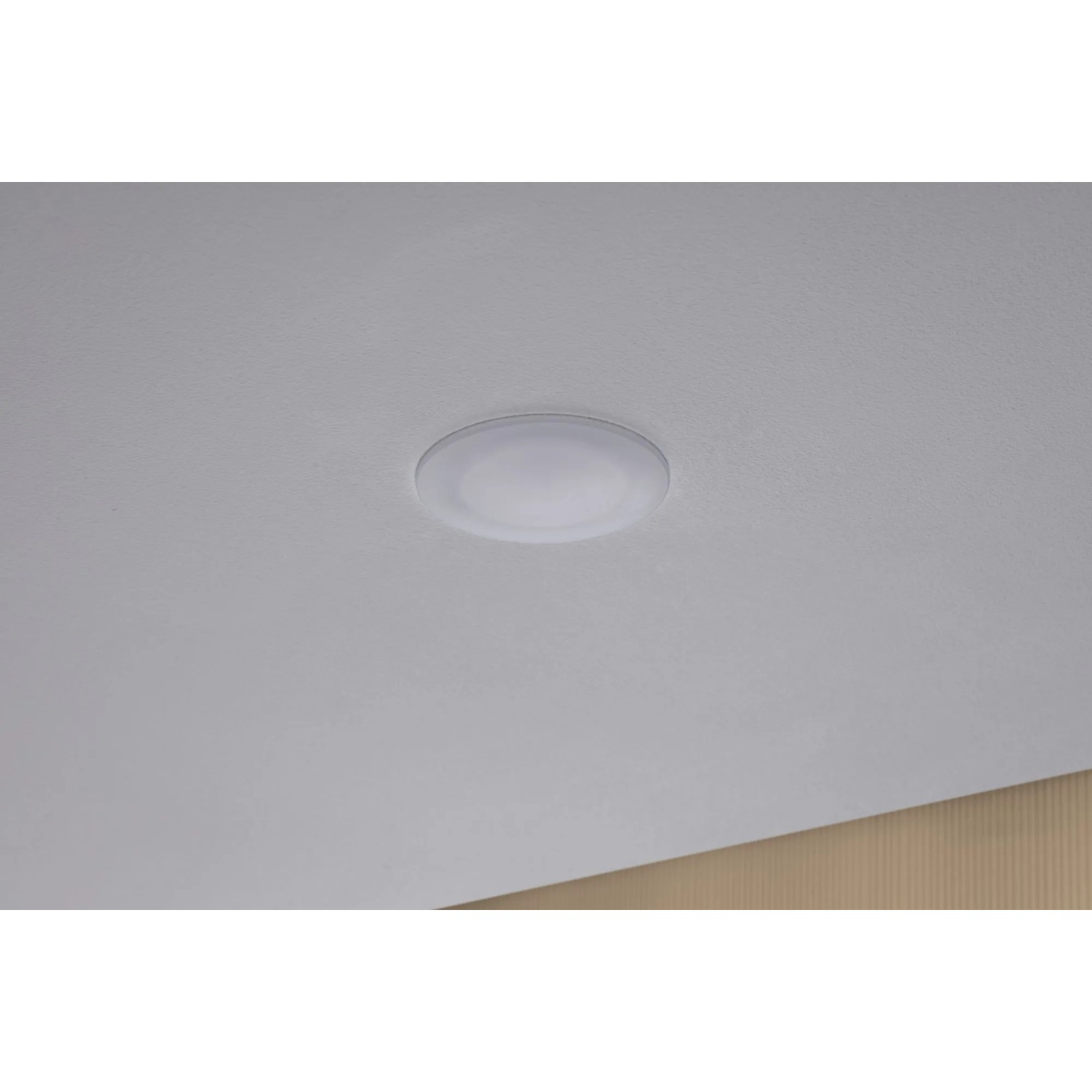 Paulmann LED Einbaustrahler Suon, runde Deckenleuchte mit warmweißem Licht.