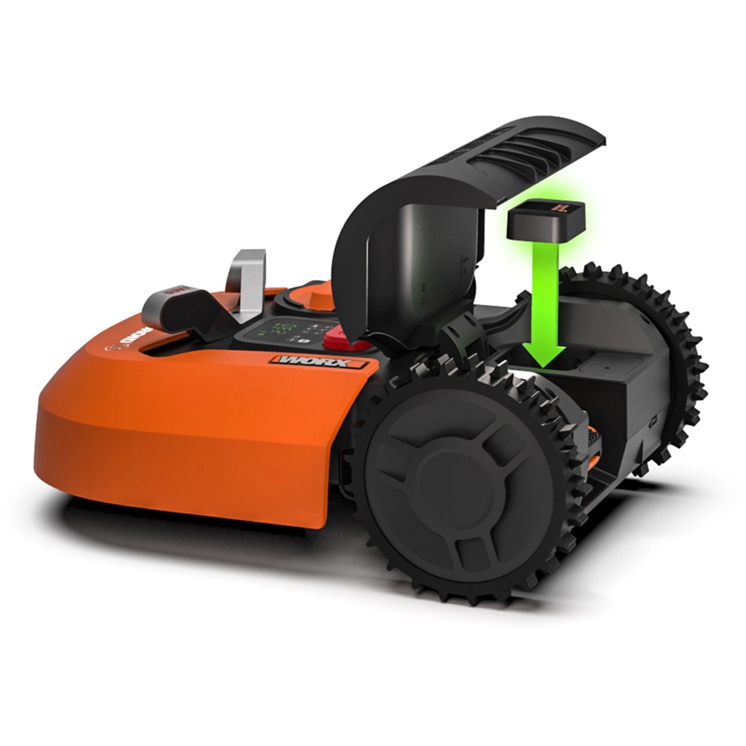 Worx Landroid Diebstahlsicherung Modul im Mähroboter. Zubehör für Rasenmäher.