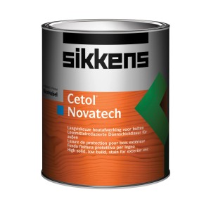 Sikkens Cetol Novatech High-Solid-Lasur Palisander 1l Dose für Holzschutz im Außenbereich