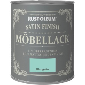 Rust-Oleum Kreidefarbe Möbellack in Blaugrün, seidenglänzend, 750ml Dose.