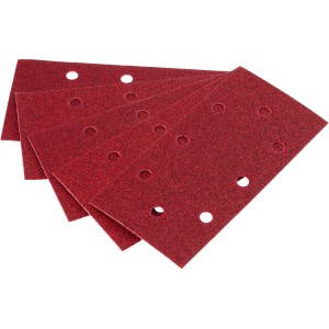 LUX Schleifstreifen K60, 93x190mm, für Holz und Metall, 5er-Set, Zubehör für Mausschleifer.