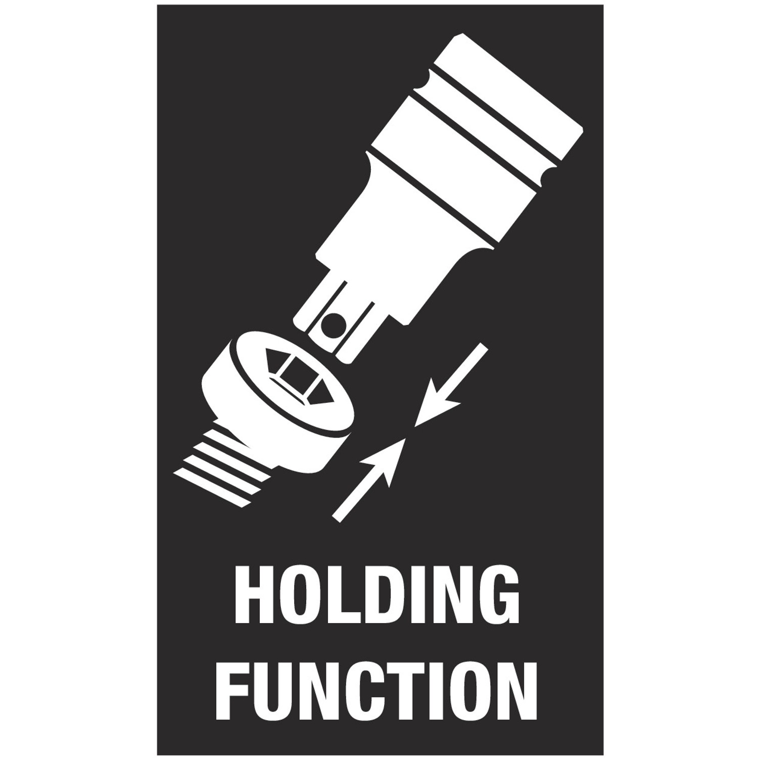 Symbol für Wera Zyklop Bitnuss mit Haltefunktion für Innensechskantschrauben.