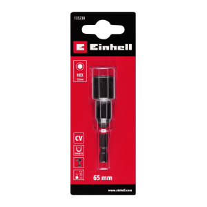 Einhell Impact Sechskant-Steckschlüssel, 12 mm, mit magnetischem 1/4 Zoll Schaft für Akkuschrauber.