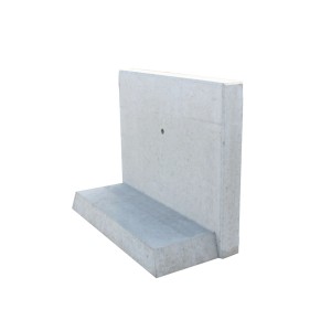 Diephaus L- Stein bewehrt Grau 80 x 100 x 45 x 8 cm