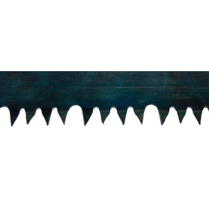 Detailaufnahme des Sägeblatts der LUX Baumsäge 350 mm.