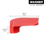 Wagner Kantenschutz Protector, 4er Set, rot, für Transporthilfen, 8,8x8,8cm.