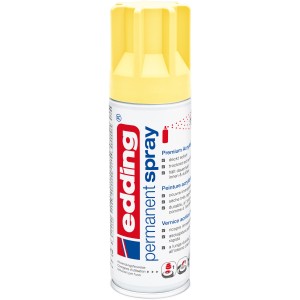 Edding 5200 Permanentspray in Pastellgelb, seidenmatt.