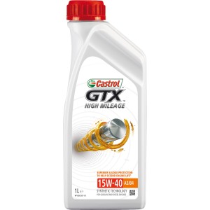 Castrol GTX 15W-40 Motoröl, 1 Liter Flasche für Benzin- und Dieselmotoren.