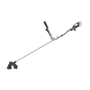 Worx Akku-Freischneider WG082E.9 ohne Akku: Akku-Trimmer mit Fahrradgriff und Trimmerkopf.