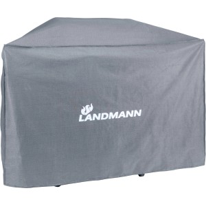 Graue Landmann Premium Wetterschutzhaube XL für Gasgrills.