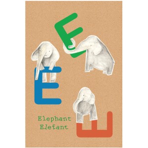 Komar Wandbild ABC Animal E 30 x 40 cm