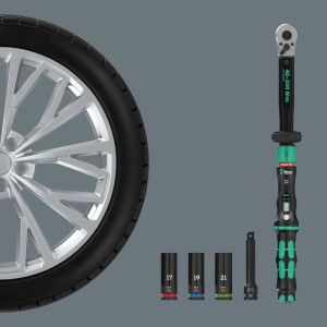 Wera Click-Torque Lock C 3 KFZ-Radwechsel-Set 5-teilig