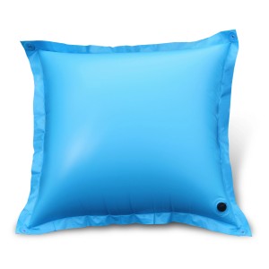 Blaues CF Winterkissen 10x10x4,5 cm für Pool Winterplane, schützt vor Schäden durch Eis und Schnee.