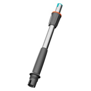 Gardena Verlängerungsstiel für AquaBrush Akku-Multi-Reiniger, silberfarben/grau.