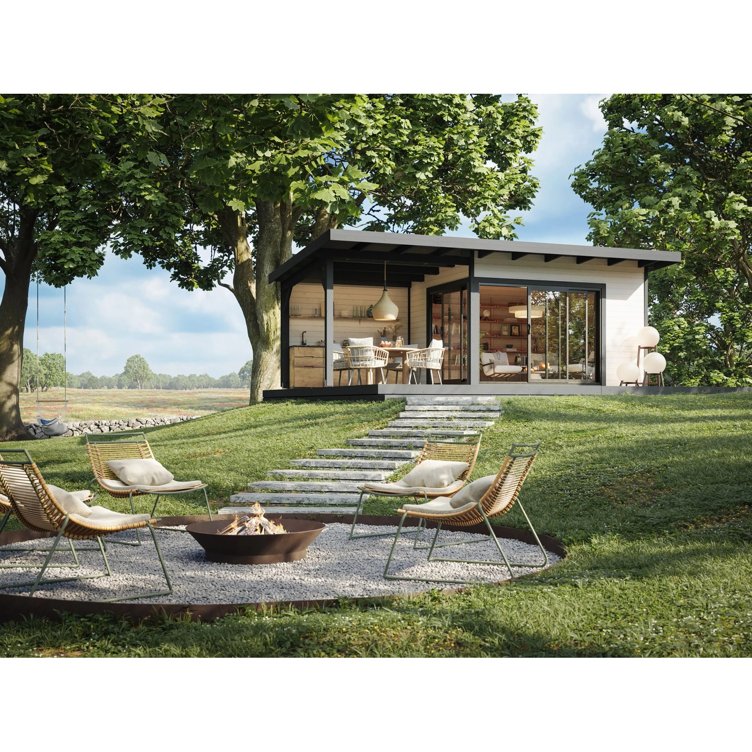 Palmako Gartenhaus Andrea Slide Grau Tauchgrundiert 693 cm x 300 cm FSC®_18