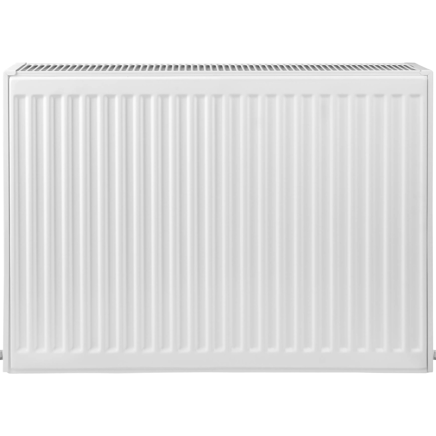 Weißer Heizkörper, 60x80 cm, Type 22. Kompakte Bauweise für effiziente Wärme in jedem Raum.