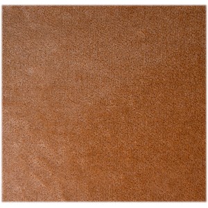 Detailansicht Teppichboden Frisee Glasgow in Kupfer, Meterware.