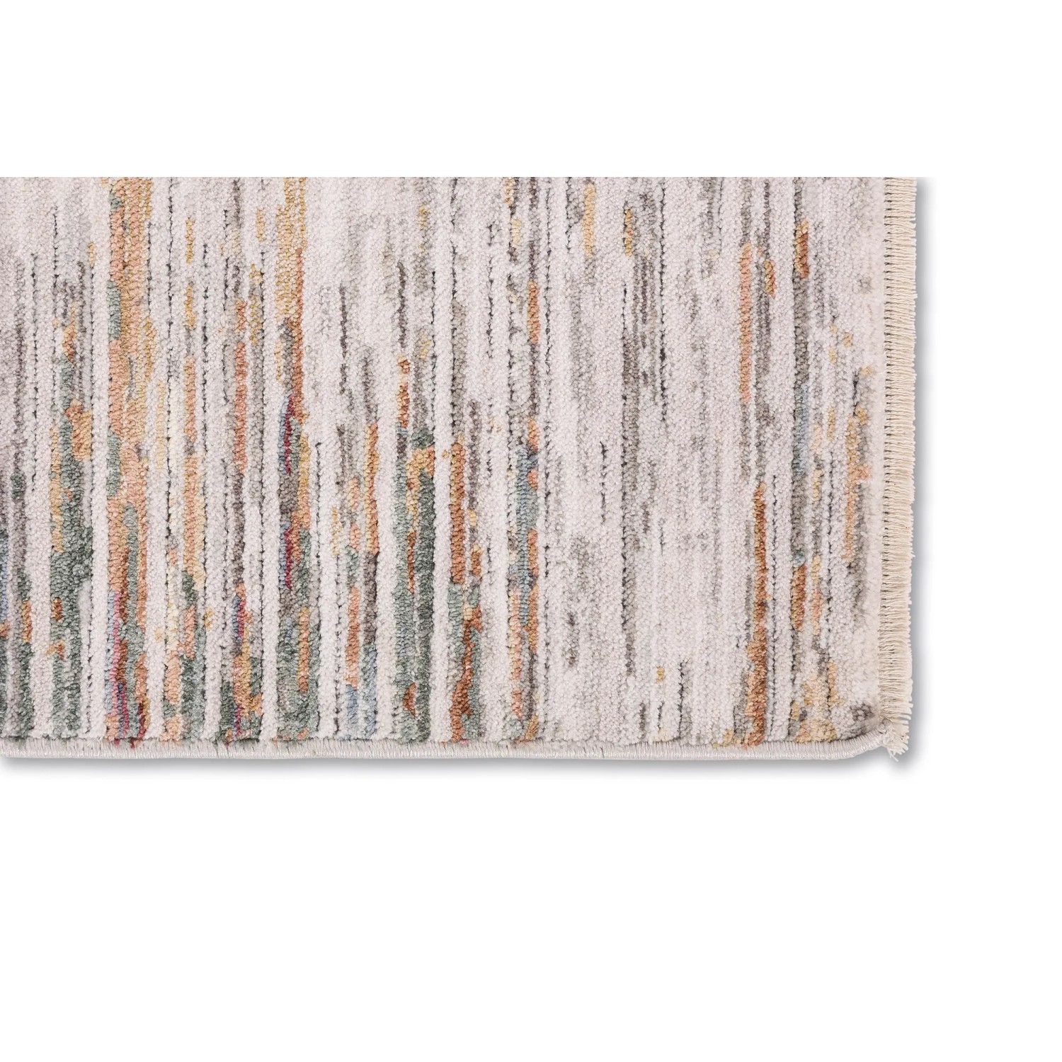 Schöner Wohnen Teppich Charme mit bunten Streifen, 180x150 cm. Moderner Teppich für Wohnräume.