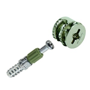 Verbindungsbeschlag Rastex, 15 mm Durchmesser, Stahl, 8 Stück. Korpusverbinder für 15 mm Materialstärke.