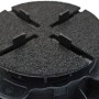 GS Gummipad für Plattenlager, 130x130x3mm, gleicht Unebenheiten auf der Terrasse aus.