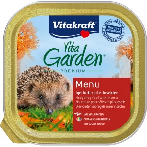 Vitakraft Menu Igelfutter mit Insekten, 100g Packung.