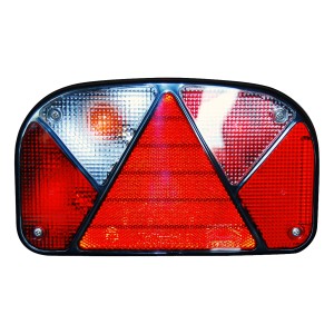Las Multipoint II Rückleuchte links für PKW Anhänger mit Schluss-, Brems-, Blinklicht und Reflektor.