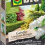 Packung Compo Bio Gehölz Langzeit-Dünger 2 kg für Koniferen, Hecken und Sträucher.