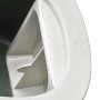 Detailaufnahme: Graues Elho Vogelfutterhaus Essential, 18 cm, mit Futterspender.