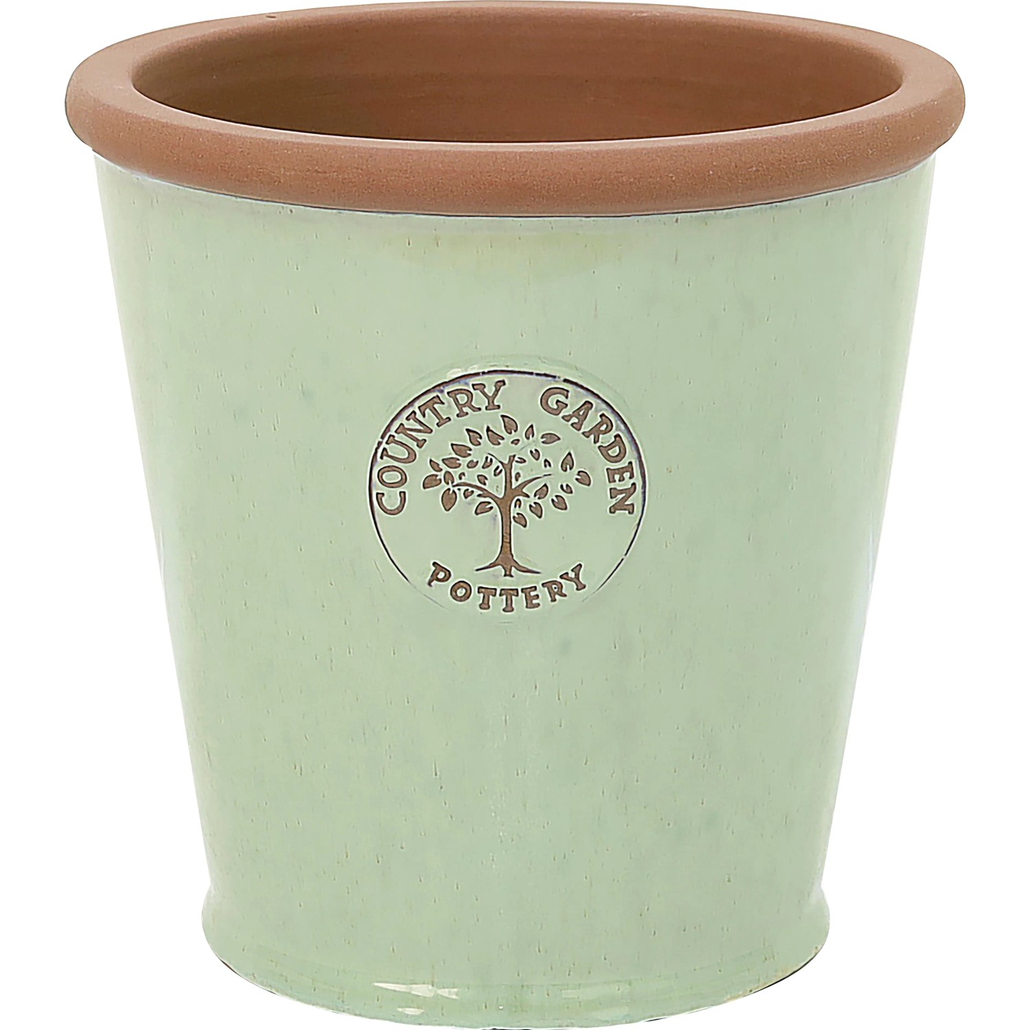 Pflanztopf Country Garden Pottery Keramik Grn-Beige 38 cm x 35 cm kaufen  bei OBI