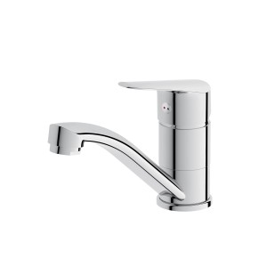 Chrom Armatur für baliv Waschtisch 60 cm, Teil des Sets mit Siphon.