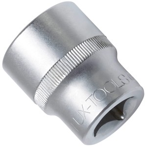 LUX Stecknuss 24 mm Comfort aus Chrom-Vanadium-Stahl für Schraubenschlüssel und Abzieher.