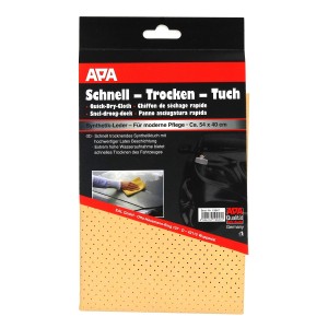 Apa Synthetiktuch, perforiert, 54x40 cm, zur Autopflege. Schnell trocknendes Tuch in Verpackung.