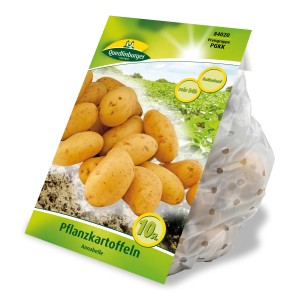 Quedlinburger Pflanzkartoffeln Annabelle, festkochend, gelbe Schale, Kleinpackung.